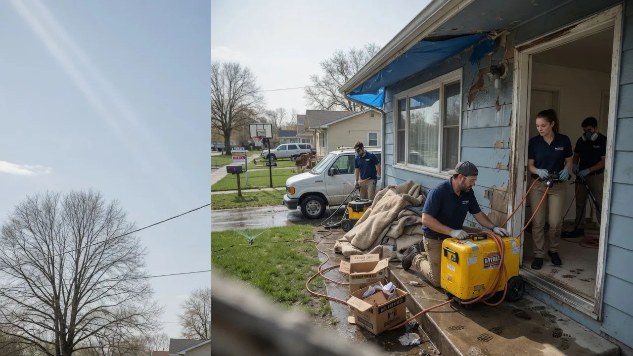Basement Flood Cleanup in White Owl, SD near me